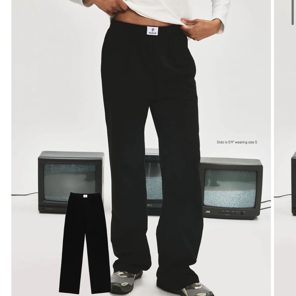 Black Track Pants
